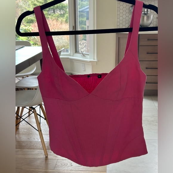 Pink Corset Tank - Picture 2 of 3